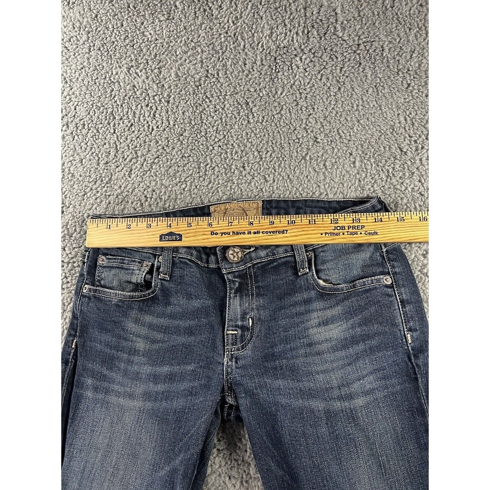 Big Star Jeans Womens 29 Low Rise Cut Off Capri Jenae Denim Pants - Picture 6 of 12